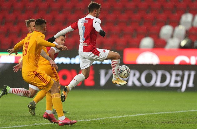 Slavia - Dukla 4:1, favorit je v osmifinále poháru, díky vydařené první půli