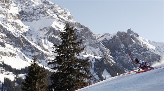 Rakouský lyžař Schwarz vyhrál v Adelbodenu poprvé slalom Světového poháru