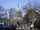 Washington D.C. se chystá na inauguraci Joea Bidena. (10. ledna 2021)
