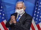 Izraelský premiér Benjamin Netanjahu na snímku ze 7. ledna 2021