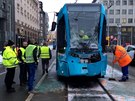 V centru Ostravy se ráno srazily dv tramvaje