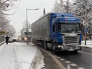 Dopravní situace v Rychnov nad Knnou (13. 1. 2021)