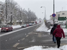 Dopravn situace v Rychnov nad Knnou (13. 1. 2021)