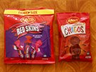 I sladkosti Red Skins a Chicos znaky Nestlé mní svj název.