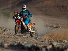 Skyler Howes v jedenácté etap Rallye Dakar.