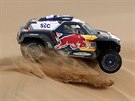 Carlos Sainz v jedenácté etap Rallye Dakar.