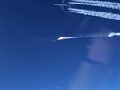 Miliardá vypustil raketu z kídla letadla, poprvé dosáhla obné dráhy