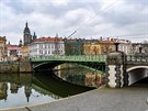Secesní rotundu na Praském most opustila firma tsn ped dokonením oprav...
