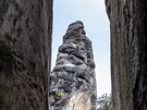 Starosta v Adrpaských skalách pod snhovým poprakem (5. 1. 2021)