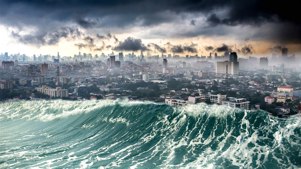Apokalypsa. Zemětřesení může v oceánu vyvolat ničivé vlny, měl by před nimi...