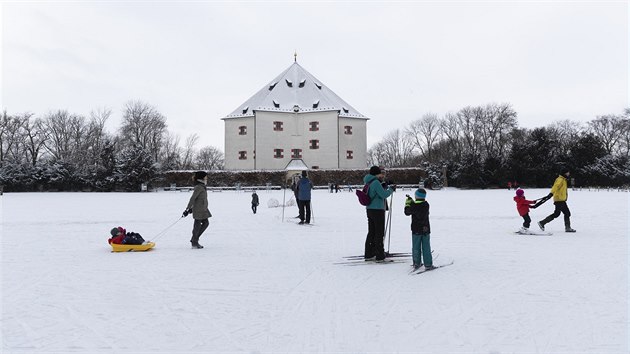 Zimn poas vyuili lid k bkovn. V oboe Hvzda v Praze bylo celkem runo. (16.1.2021)