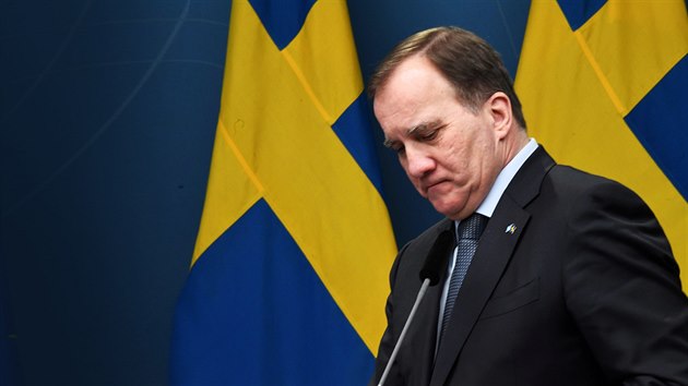 Švédský premiér Stefan Löfven (8. ledna 2021)