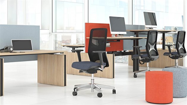Výškově nastavitelný stůl Motion se vyrábí v několika různých rozměrech a provedeních, takže se snadno přizpůsobí vašim kancelářím a pracovnám. Dovoluje i práci vestoje.