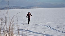 Nkteré úseky si prolapou bkai sami. Na snímku krajina Vizovické vrchoviny.