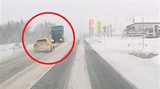 Centimetry k �eln�mu st�etu. Hazard�r riskoval na sn�hu