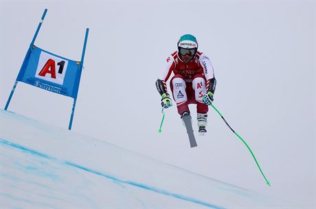 Vincent Kriechmayr vyhrál superobí slalom v rakouském Kitzbühelu.