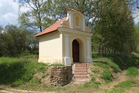 Poutní kaple Panny Marie u Lachovic na Touimsku po kompletní rekonstrukci.