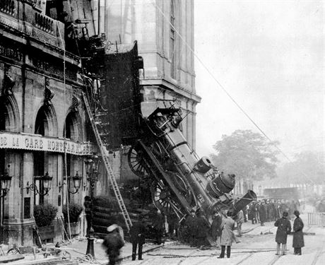 Nehoda na paíském nádraí Montparnasse, která se odehrála 22. íjna 1895.