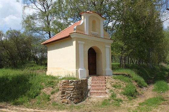 Poutní kaple Panny Marie u Lachovic na Toužimsku po kompletní rekonstrukci.