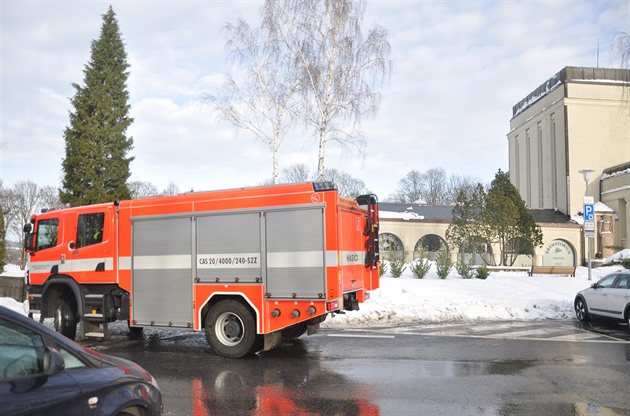 V libereckém krematoriu zasahovali hasii.