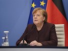 Nmecká kancléka Angela Merkelová (26. ledna 2020)