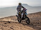 David Pabika na trati Rallye Dakar 2021 v Saúdské Arábii.