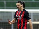 Vylouený Zlatan Ibrahimovic z AC Milán opoutí hit.