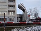V Plzni na Borech se zbortila ndr na vodu. (25. 1. 2021)