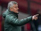 Ole Gunnar Solskjaer, trenér fotbalist Manchesteru United.