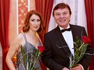 Monika Trávníková a Pavel Trávníek (Kunice, 22. prosince 2020)