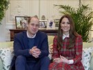 Princ William a vévodkyn Kate (Londýn, 25. ledna 2021)
