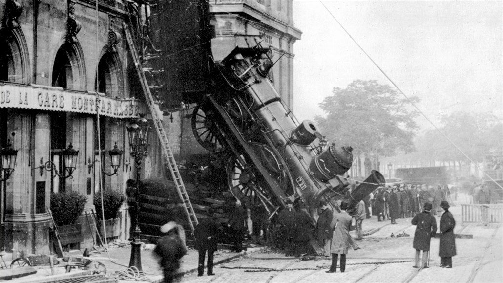Nehoda na pařížském nádraží Montparnasse, která se odehrála 22. října 1895.