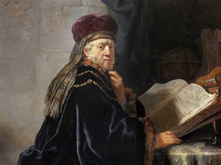 Rembrandt Harmensz van Rijn, Učenec v pracovně, 1634 (Z výstavy Rembrandt:...