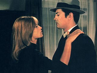 Nathalie Delonová a Alain Delon ve filmu Samuraj