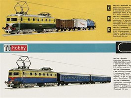 Modelová železnice, základní sestavy s elektrickou lokomotivou E499.0