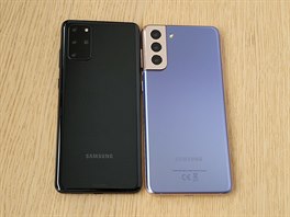 Samsung Galaxy S21+ a předchůdce Galaxy S20+