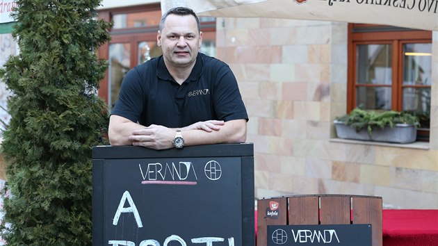 Radek Žďárecký, majitel restaurace Veranda v ústecké čtvrti Klíše.