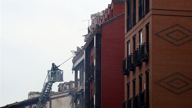 V centru Madridu dolo k vbuchu. (20. ledna 2021)