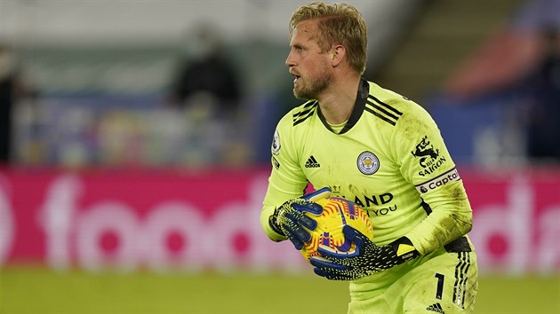 Brank anglickho Leicesteru Kasper Schmeichel.