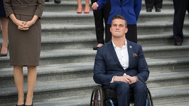 Americk republiknsk kongresman Madison Cawthorn (4. ledna 2021)