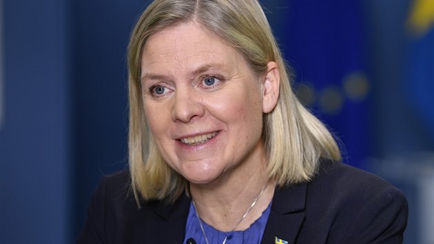 Švédská ministryně financí Magdalena Anderssonová se stala novou premiérkou. (24. listopadu 2021).