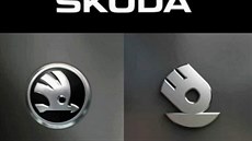 Údajný návrh nového loga zna�ky �koda