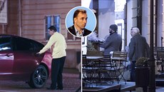 Jiří Paroubek, Jiří Šlégr a Milan Hnilička dorazili do teplického hotelu Prince...