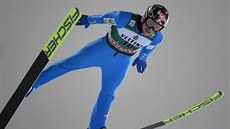 Norský skokan na lyích Robert Johansson vyhrál závod Svtového poháru v Lahti.