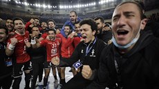 Házenkáři Egypta se radují z postupu do čtvrtfinále mistrovtsví světa.