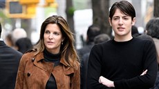 Stephanie Seymourová a její syn, model Harry Brant (New York, 2016)