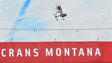 výcarská lyaka Lara Gutová-Behramiová na trati super-G v Crans Montan