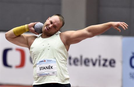 Mezinárodní halový atletický mítink Czech Indoor Galav Ostrav. eský koula...
