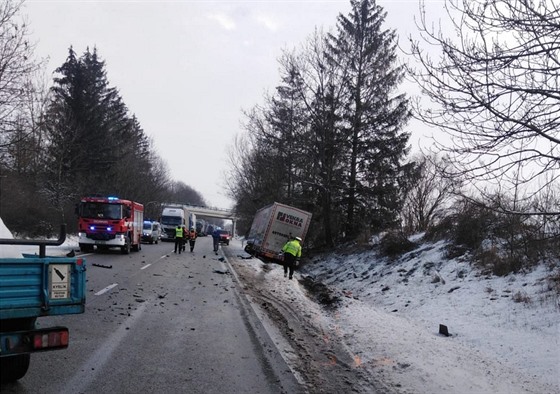 Nehoda u Cerekvice si vyžádala jedno středně těžké zranění.