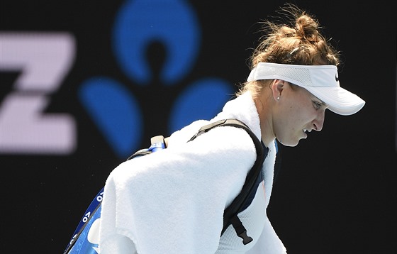 Markéta Vondrouová po prohraném semifinále v Melbourne